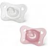 CHICCO (ARTSANA SPA) Chicco Gommottino Girl Silicone 0-2 Mesi 2 Pezzi Ita C