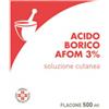 AEFFE FARMACEUTICI SRL Acido Borico (afom) Soluz U.e. 500 Ml 3%