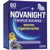 NOVANIGHT Integratore Per Dormire Novanight Tripla Azione Sonno Rigenerante 60 Compresse