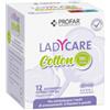 FEDERFARMA.CO SPA Ladycare Assorbenti Cotton Ipoallergenici Giorno Con Ali 12pezzi Profar