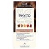 PHYTO (LABORATOIRE NATIVE IT.) Color Kit 6,34 Biondo Scuro Ramato 1 Latte 50 Ml + 1 Crema 50 Ml + 1 Maschera 12 Ml