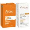 AVÈNE Eau Thermale Avene Solare Ultra Fluid Perf Spf50+ 50 Ml + Vitamin Activ Cg Siero 10 Ml