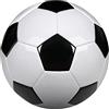 Buqpow Palloni da calcio professionali da allenamento, misura 5, in pelle PU, colore nero e bianco, palloni da calcio per squadra