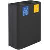STILCASA Contenitore gettacarte Pure- 60x30x80 cm - 120 L - nero - Stilcasa