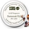 Noseprint Olio di cocco biologico al 100% per cani che stimolano l'immunità, sollievo dal prurito della pelle, supporto digestivo e balsamo per le zampe