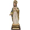DRW Figura Sacro Cuore di Maria in Resina Dipinto a Mano 8x8x22 cm
