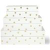 Kate Spade New York Scatole decorative con coperchi, confezione da 3 robusti contenitori, include scatole di nidificazione rosa, piccole, medie e grandi, con chiusura magnetica, pois dorati con