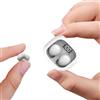 Syzplnwy Cuffie e auricolari wireless Bluetooth per dormire lateralmente, con cancellazione del rumore, invisibili, ultra piccoli, adatti per orecchie piccole, colore: bianco