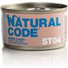 Natural code steril04 gatto tonno e alici 85 gr