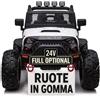 Auto Macchina Elettrica Fuoristrada Big Adventure 24V per Bambini 2 Posti Full O