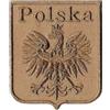 1255 WW2 AQUILA BIANCA POLACCA 2,5 POLLICI TOPPA DELL'ESERCITO DELLE FORZE MI...