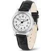 PINIDOUS Orologio per Donna Orologi Analogici al Quarzo Mini Orologio da Donna Elegante Facile Lettura Impermeabile Cinturino in Pelle Stile Classico Semplice Elegante Orologi da Polso da Donna (Nero Bianco)