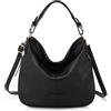 Montana West Wrangler Borse e Borse per Donna Hobo Borse, Nero classico.