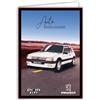 Les Collections Rétro IETSCPXL-16132N MAXI GRANDE CARTE XL 22 x 31 cm Peugeot 205 GTI Licenza Ufficiale Sport Automobile Collezione - Interno Bianco 44 x 31 cm - Con Busta - Partenza ritirata compleanno