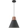 GTV Gianni lampada sospesa 1x40 W nero-oro OS-GIAN-L-E27-11-DEC