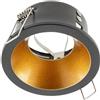 GTV Elva lampada da incasso 1x W nero-rame OP-ELVAOCM-03