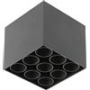 GTV Artemida lampada da soffitto 1x20 W nero LD-ATM20WCK-NB