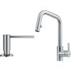 Franke Set rubinetto da cucina Franke Eos 115.0529.207, dispenser di liquidi Franke Atlas 112.0717.084