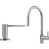 Franke Set rubinetto da cucina Franke Eos 115.0590.045, dispenser di liquidi Franke Atlas 112.0717.084