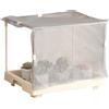 Generico Sintesi vegetale per piccole piante - Casa verde compatta, copertura delle piante | Kit di coltivazione di verdure agricoli urbani per appartamento balcone per patio cortile, protezione invernale per