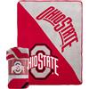 Northwest NCAA Ohio State Buckeyes NCAA Halftone 116,8 cm da 152,4 cm Micro Raschel Coperta, Scarlatto, 116,8 x 152,4 cm