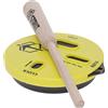 Hunters Specialties HS Strut Cookie Cutt'R Tracer Turkey Clucks Yelps Purrs Hunting Friction Lid Slate Pot Call, Yellow