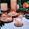 ACONDE 11 Pezzi Mini Portacandele, Porta Candele in Vetro Trasparente, Per la Decorazione di Candele, Decorazioni di Nozze, Lanterne, Decorazioni da Tavola