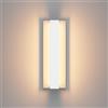 Klighten Applique da Parete Interno, 16W LED Moderno Lampada da Parete, Bianca Calda 3000K Illuminazione da Parete per Camera da Letto Corridoio Soggiorno Scala (Bianco)