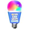 meross Lampadine Wi-Fi Intelligente LED, Dimmerabile Multicolore E27 Luce 60W Smart Light RGBWW Compatibile con Apple HomeKit, SmartThings, Amazon Alexa, Google Home (la confezione puo variare)