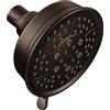 Moen 3638ORB - Soffione a parete a quattro funzioni, diametro 4,38 cm, bronzo lucidato a olio