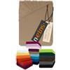 npluseins Lenzuolo con angoli classico in jersey - tanti colori e misure - 100% cotone 159.192, 70 x 140 cm, marrone chiaro