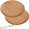 MCNDSI Cuscini per Sedie Rotondi da Cucina da Esterno 45/40/30/35/50 cm Cucina Cuscini Coprisedia con Cuscino Sedia Cucina di Cuscini Sedia per Ufficio Giardino Soggiorno(K4,2PCS_12INCH/30CM)