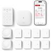 X-Sense Sistema di Allarme WiFi con App per Casa e Appartamento, Sistema di Allarme Smart con Sensore per Porta e Finestra, Sensore di Movimento, Tastiera con Tasto Panico, Incluso Stazione Base, AS12