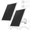 XQZMD Pannello solare da 6 W per telecamera di sorveglianza esterna, modulo solare USB per fotocamera a batteria da 5 V, pannelli solari impermeabili, IP66, supporto regolabile a 360°, cavo da 3 m,