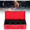 Yosoo Health Gear chiavi a bussola, Presa a Impatto 3/4 Pollici, Presa per Chiave, 10 Pezzi Presa Metrica a Impatto Profondo 3/4 Pollici Set di Strumenti per Auto Portatili a 6 Punti 22-50 Mm