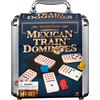 Cardinal Industries Mexican Train Domino Game in an Aluminium Case