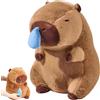 TiGog Capibara, peluche adorabile di Capibara con naso retrattile, varie dimensioni, super morbido e soffice, perfetto per coccole, regalo per adulti e bambini, 30 cm