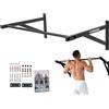 GORNATION Sbarra per Trazioni da Muro, Barra da Parete per Pull Up, Chin Up, Muscle Up e Addominali, Sbarra per Allenamento a Casa, Pull Up Bar Antiscivolo per Home Workout (Outdoor, Large)