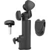 Broco Portaombrelli Golf, Portaombrelli per Carrello da Golf Regolabile e Resistente in Nylon Nero Supporto Ombrello Universale per Trolley