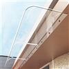 Zlovne Tenda da Veranda Pensilina Tettoia per Porta Balcone Garden Pensilina da Esterno,Tettoia in Policarbonato Trasparente ad Arco,Protezione Uv Impermeabile Antipolvere (40x200cm/16x79)
