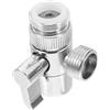 Uonlytech Rubinetto Adattatore Out Divisore Tubo Flessibile Lavatrice Deviatore Rubinetto Interamente in Rame Raccordo Acqua Per Docce Lavastoviglie Portatile e Altri Apparecchi Idrici