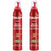 L.manetti-H.roberts SpA Div.mm Bilba Spuma per Capelli Ricci Perfetti con Ceramidi e Goccia D´Argan Set da 2 2x200 ml Schiuma