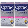 Optrex ActiMist Spray Oculare Reidratante e Protettivo Occhi Secchi 2x1 pz