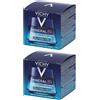 Vichy Minéral 89 Crema Notte Idratante Effetto Rigenerante con Melatonina Pura 50ml 2x50 ml notte