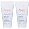 Eau Thermale Avène Cleanance Maschera Detox 50ml - Pelle grassa a tendenza acneica, anti-imperfezioni 2x50 ml Crema