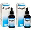Laboratori Legren Drenall Flacone 2x50 ml Gocce orali