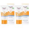 Eucerin Sun crema sun Viso FP 50+ Pelle Normale a Secca 50 ml 2x50 Crema solare