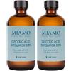 Miamo Glycolic Acid Acido Esfoliante Viso - Corpo 2x120 ml Cure del corpo