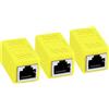 ECSiNG Set Da 6 Prolunga Cavo RJ45 Cat7 Femmina/Femmina – Adattatore Schermato Per Rete LAN, Ideale Per Cat6a, Cat6, Cat5e, Perfetto Per Estendere Il Cavo In Casa O Ufficio - 2