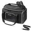 Petskd Trasportino per animali domestici 45x28x24 cm approvato dalla Alaska Airline, trasportino morbido per cani e gatti di piccola taglia con cerniere di sicurezza bloccate e rete antigraffio (nero)